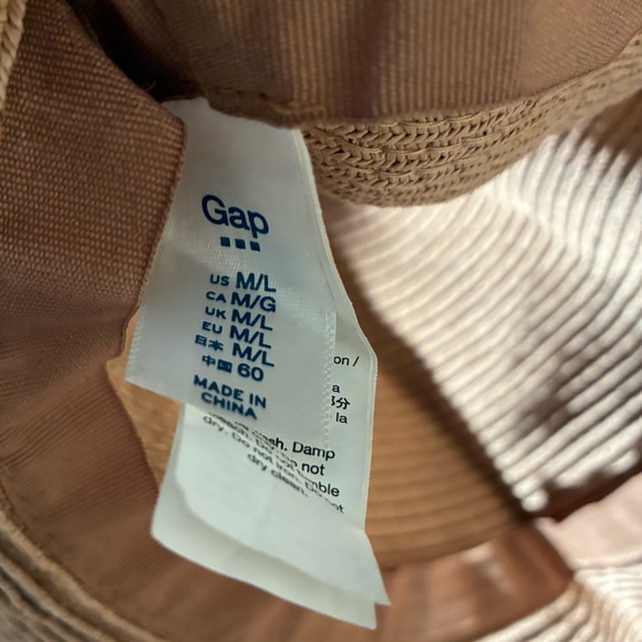 Gap Hat Summer Beach Crochet Straw/Raffia Size M/L - Picture 3 of 3